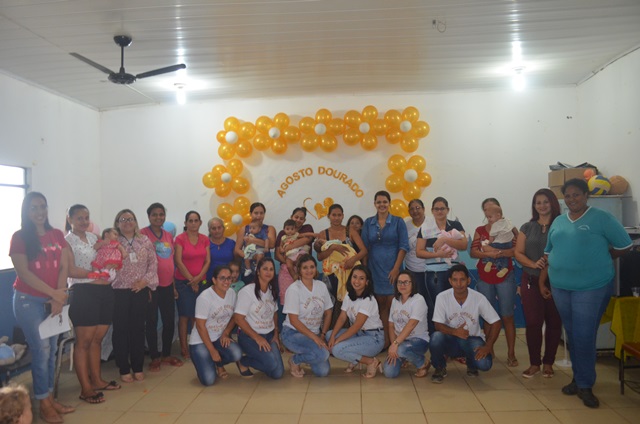 Rio Crespo>Secretaria de Saúde realizou evento para gestantes em comemoração ao Agosto Dourado