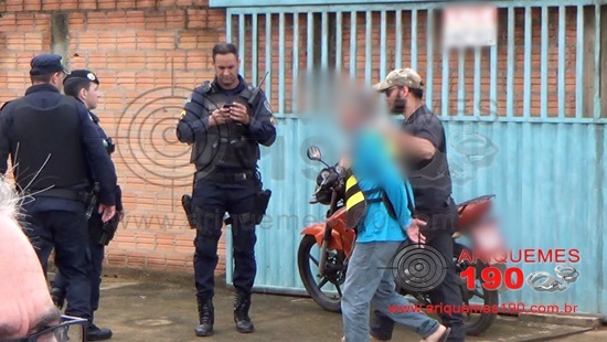 Vizinho é preso após subtrair arma utilizada em crime no Jardim Vitória em Ariquemes