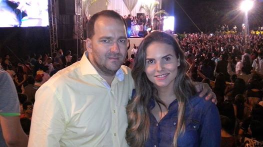 Deputado Alex Redano e esposa participam do primeiro dia do Aviva Ariquemes