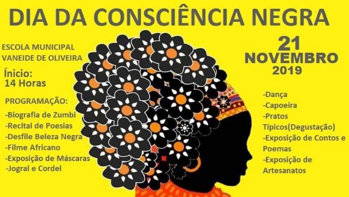 Rio Crespo:Dia da Consciência Negra será comemorada na Escola Vaneide de Oliveira