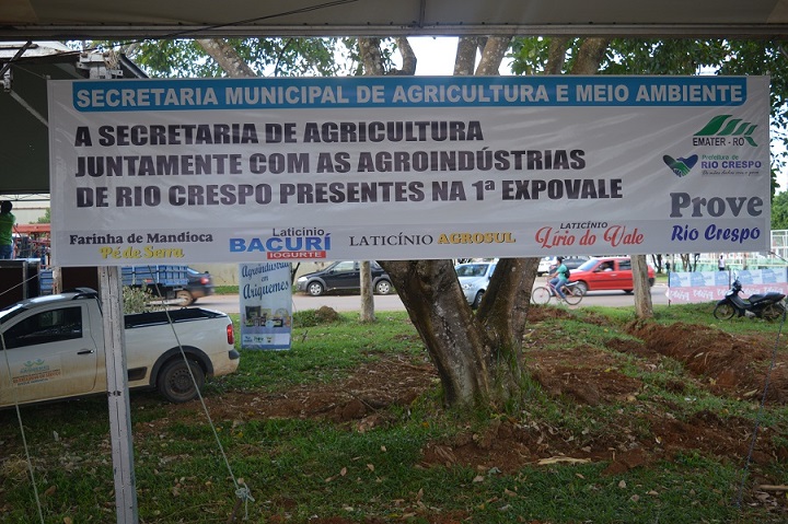 Rio Crespo: Com apoio da prefeitura, Secretária de agricultura e meio ambiente  agroindústrias participarão da 1ª Expovale em Ariquemes.