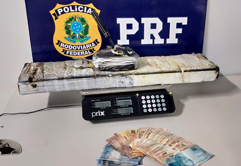 PRF prende dois com mais de 10 quilos de cocaína da PRF