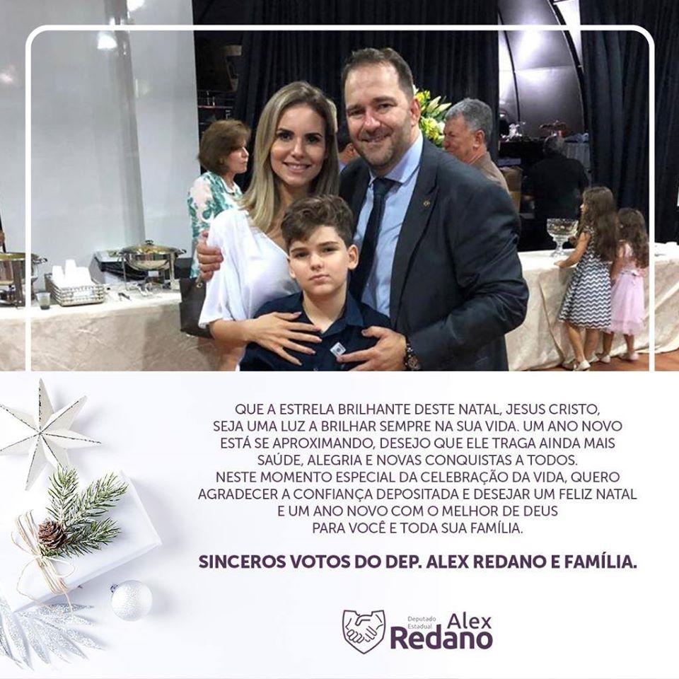 Feliz Natal e Um Próspero Ano Novo – Alex Redano e família