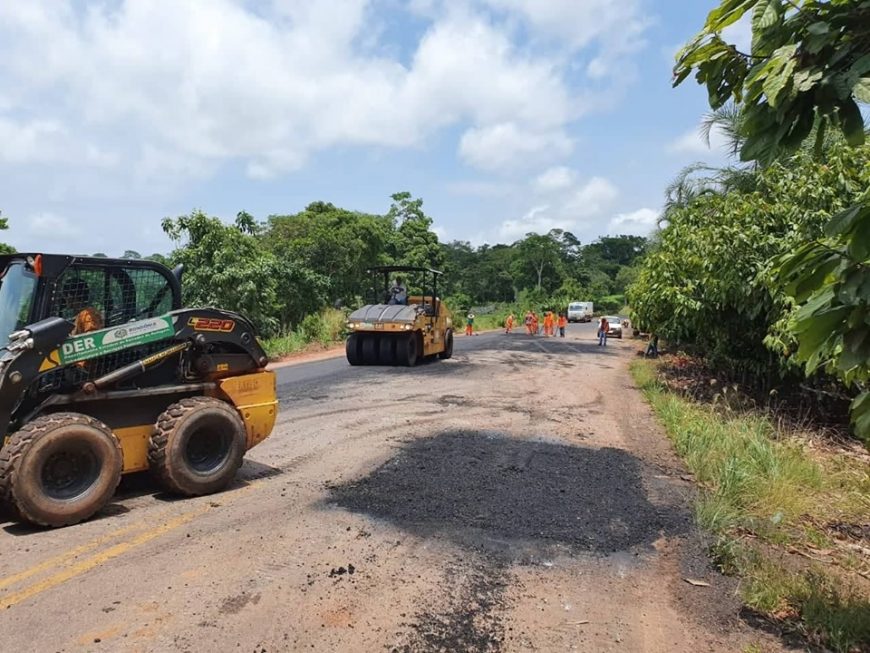 Rodovias estaduais recebem manutenção do Governo de Rondônia no período chuvoso