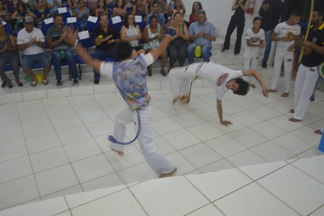 Rio Crespo: Apresentação do grupo de Capoeira de Alto Paraíso no Lançamento do Projeto Minha cidade Tem História