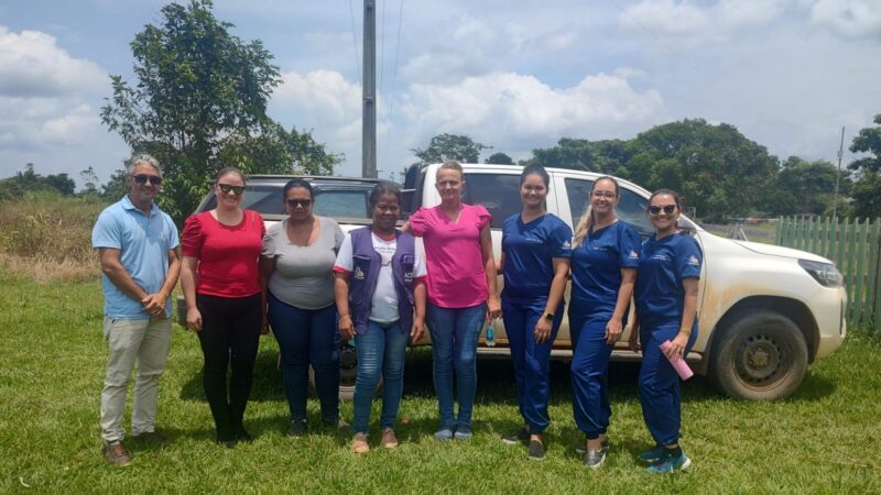 Rio Crespo: Secretaria de saúde leva atende para moradores da área rural