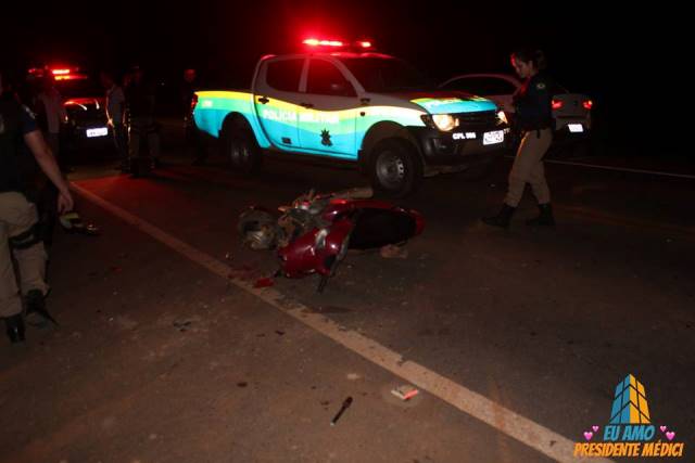 Grave acidente de trânsito entre Ji-Paraná e Presidente Médici resulta em uma vítima morta