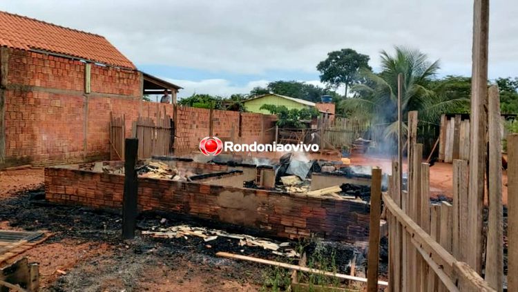 Interior de Rondônia: Pais saem de casa e criança de três anos morre carbonizada
