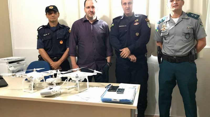 Deputado Alex Redano entrega Drones para a Polícia Militar de Ariquemes