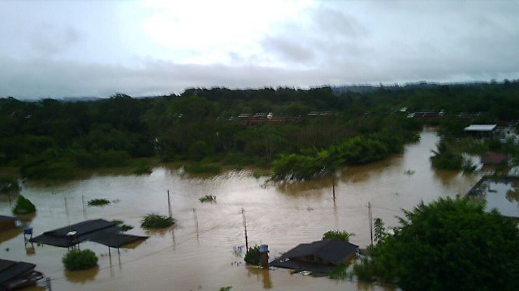 Cerca de 500 imóveis foram atingidos pela enchente em Jaru