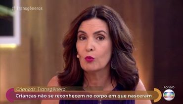 Fátima Bernardes defende ideologia de gênero para crianças na TV