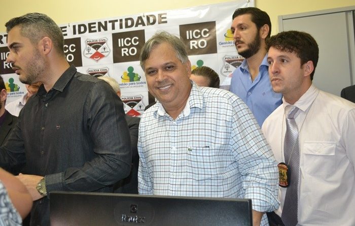 Ariquemes:Geraldo da Rondonia participa da inauguracao do posto do IICC/RO