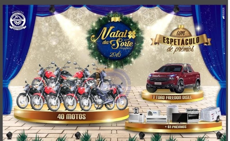 Campanha da ACIA vai sortear caminhonete, 40 motos mais 61 prêmios