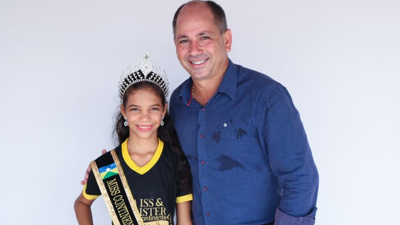 Machadinho do Oeste: Com o apoio do Prefeito Leomar Patrício Rayka Leticia Anolasco Martins foi eleita a Miss Continente Rondônia Infantil 2019
