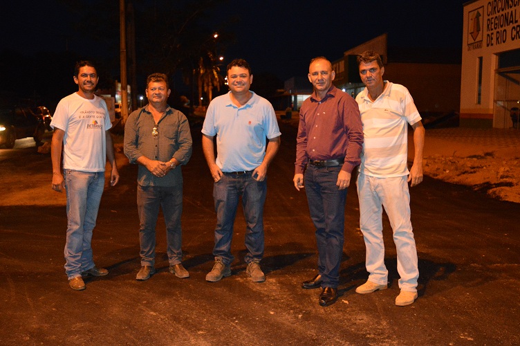 Prefeito Eudes de Sousa recebe Diretor geral do DER para vistoria em  obras de pavimentação asfáltica no centro da cidade