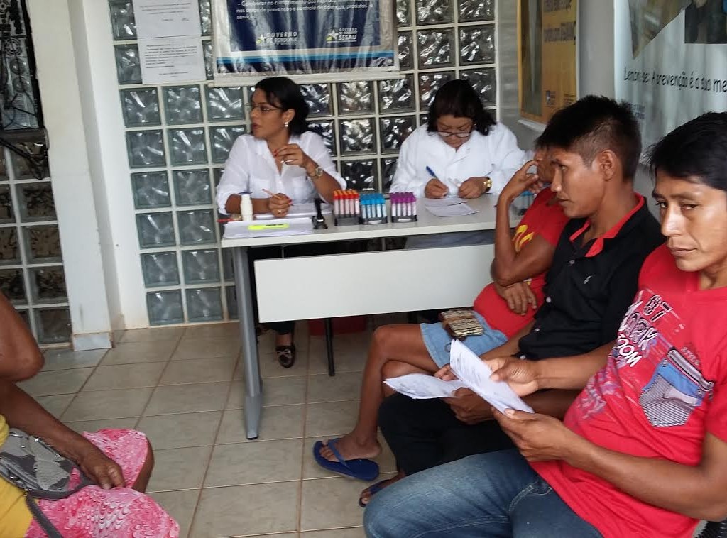 Sesau atua no combate à incidência de hepatites em população indígena de Rondônia