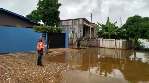Defesa Civil de Ji-Paraná monitora bairros que estão sob risco de enchente