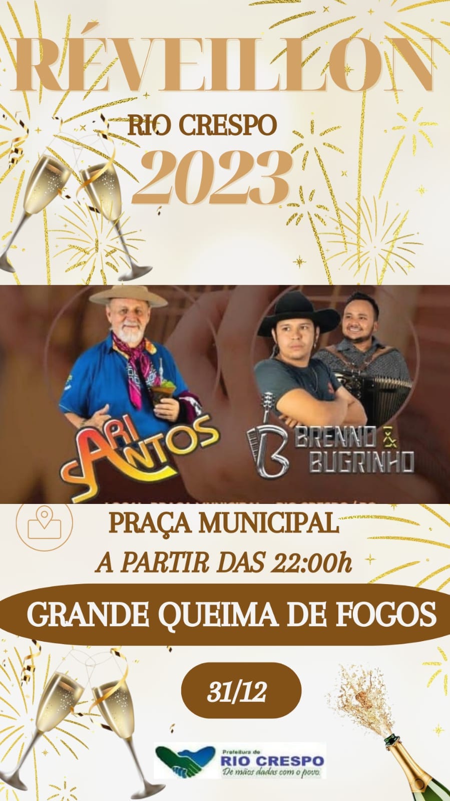 Rio Crespo volta com suas atividades festivas tradicionais com Reveillon 2023