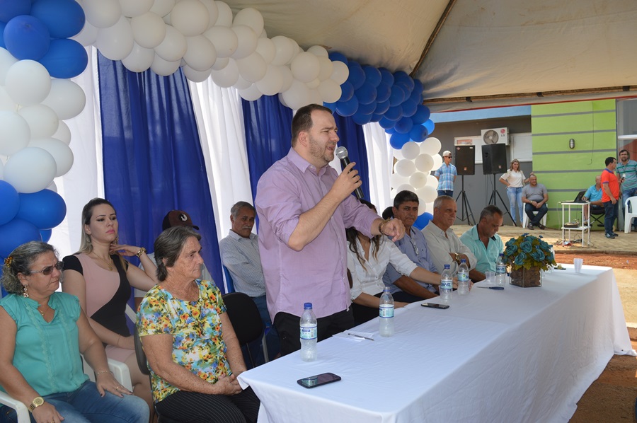 Alex Redano participa de Inauguraçao da Unidade Básica de Saúde Emilio Gavioli no município de Rio Crespo