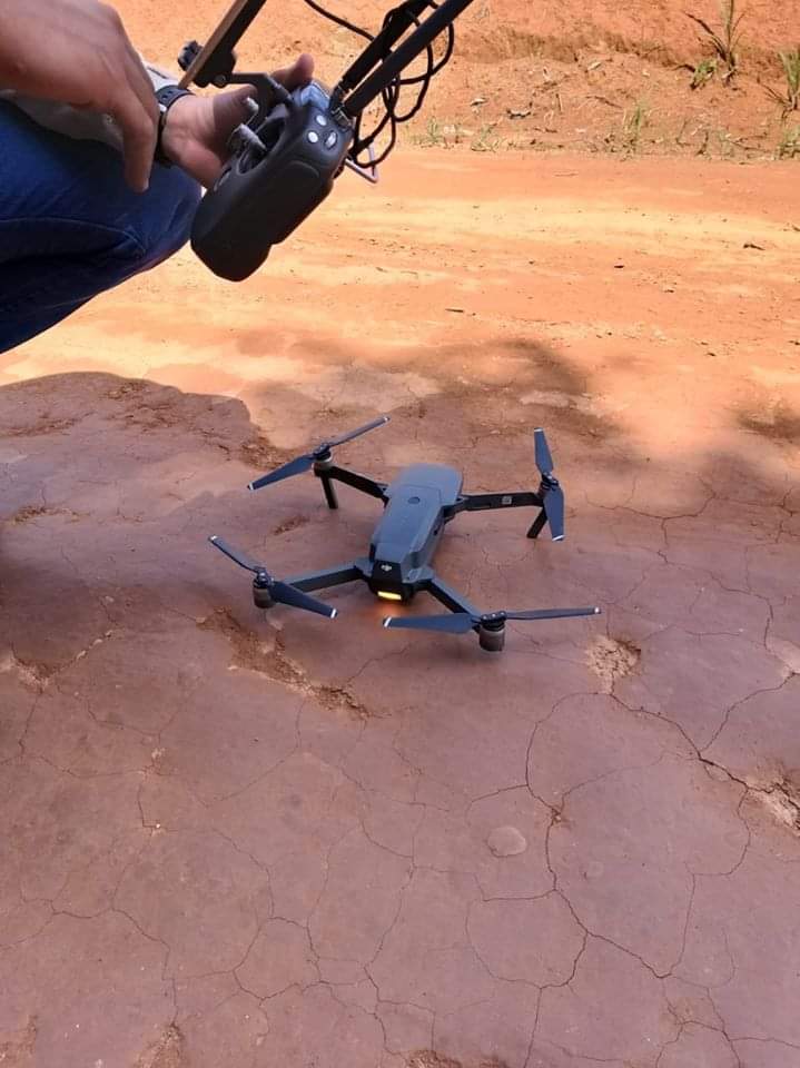 Prefeito solicita vistoria via Drone para identificar defeitos na rede elétrica rural do município.