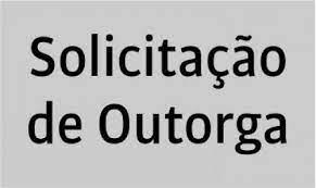 RIO CRESPO:SOLICITAÇÃO DE OUTORGA