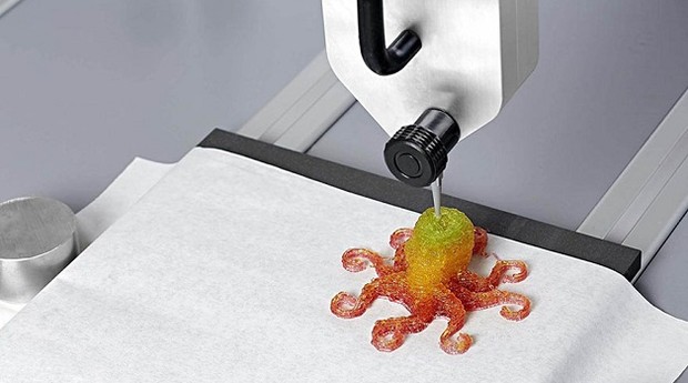 Impressora 3D faz balas de goma de formas variadas