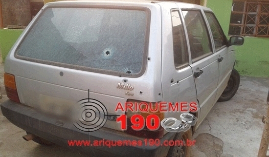 Ariquemes: Carro de Jornalista é crivado a bala