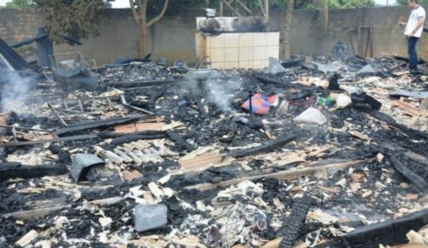 Buritis-Idoso de 66 anos morre carbonizado após casa pegar fogo