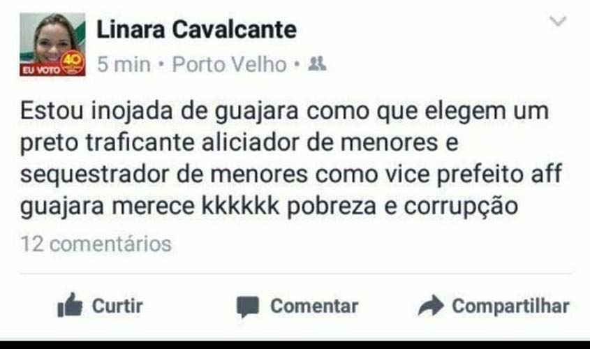 Professora chama vice-prefeito eleito de Guajará de preto, traficante, sequestrador e pedófilo