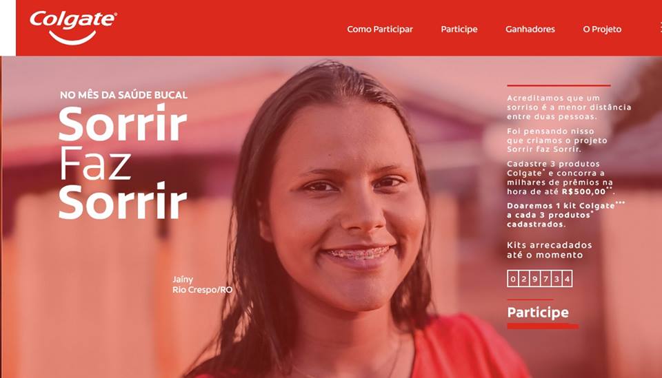 Rio Crespo é agraciado com a campanha “SORRIR FAZ SORRIR” da Colgate