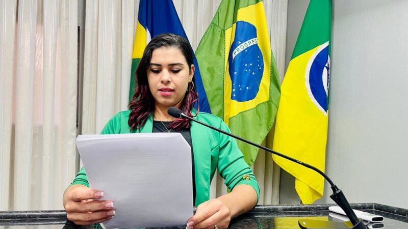 Vereadora Juliana Nonato solicita Ação Itinerante pela SEDAM no município de Rolim de Moura